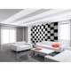 Tapet Idealdecor Non-Woven Black White Squares