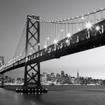 Tapet Idealdecor Non-Woven San Francisco Skyline