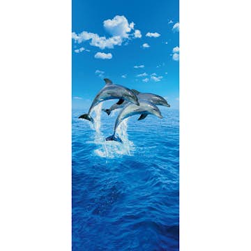 Tapet Idealdecor Three Dolphins Door