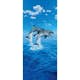 Tapet Idealdecor Three Dolphins Door