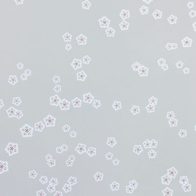 Tapet Mimou Falling Flowers Grey