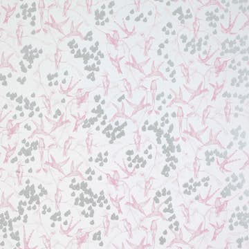 Tapet Mimou Rainbirds Natural/Pink