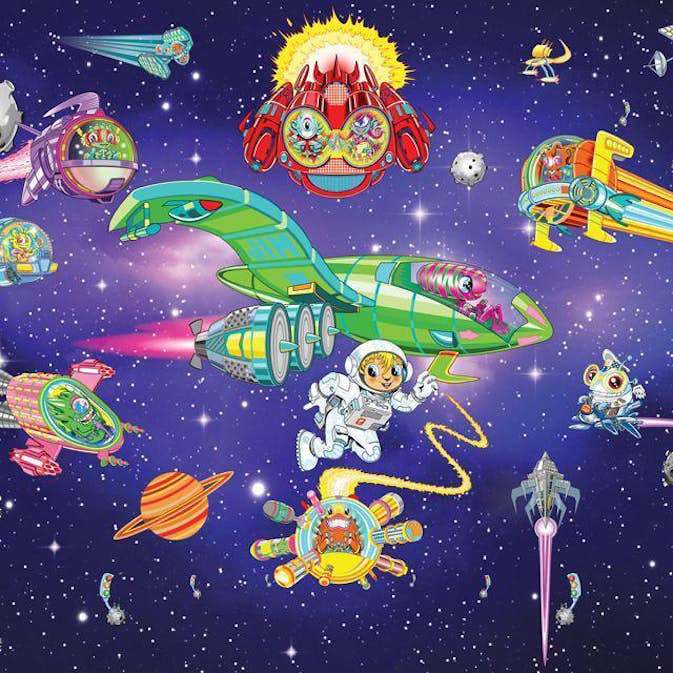 Tapet Walltastic Äventyr I Rymden