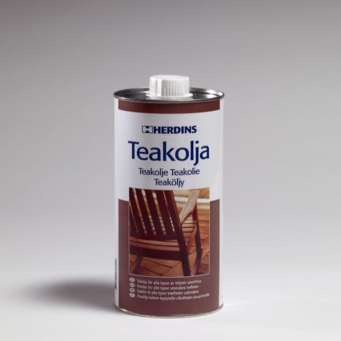 Teakolja Herdins Träolja Utomhus Transparent 1L
