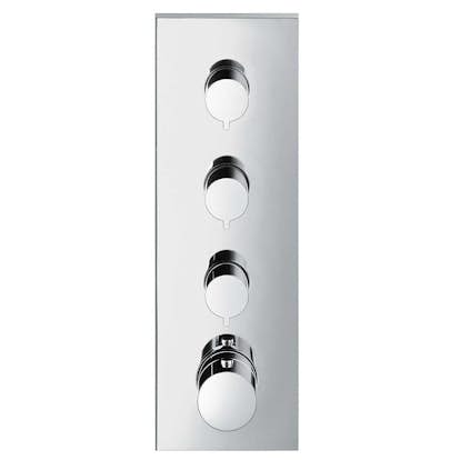 Termostatmodul Axor ShowerCollection Square för Inbyggnad