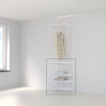 Tilläggslösning Elfa Ready Solution 60.3 Vit
