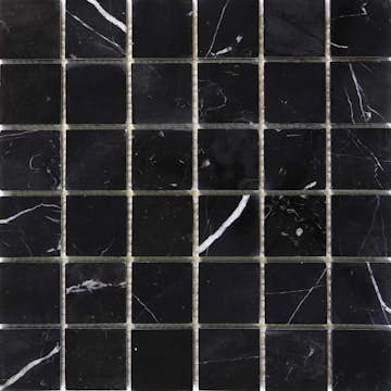 Mosaik Tenfors Marble Black 4,8x4,8 cm