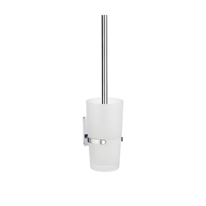 Toalettborste Smedbo Pool ZK333 Krom/Frostat Glas