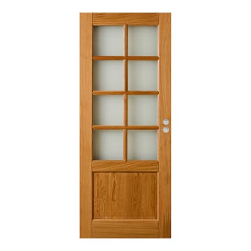 Skjutdörr GK Door Tor 3 Ek SP8 Lackad inkl. Skålar & Dragring