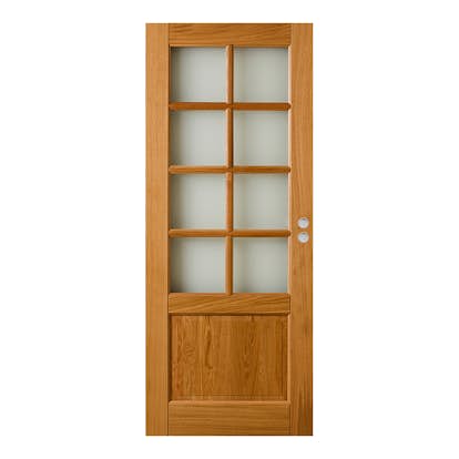 Skjutdörr GK Door Tor 3 Ek SP8 Lackad inkl. Skålar & Dragring