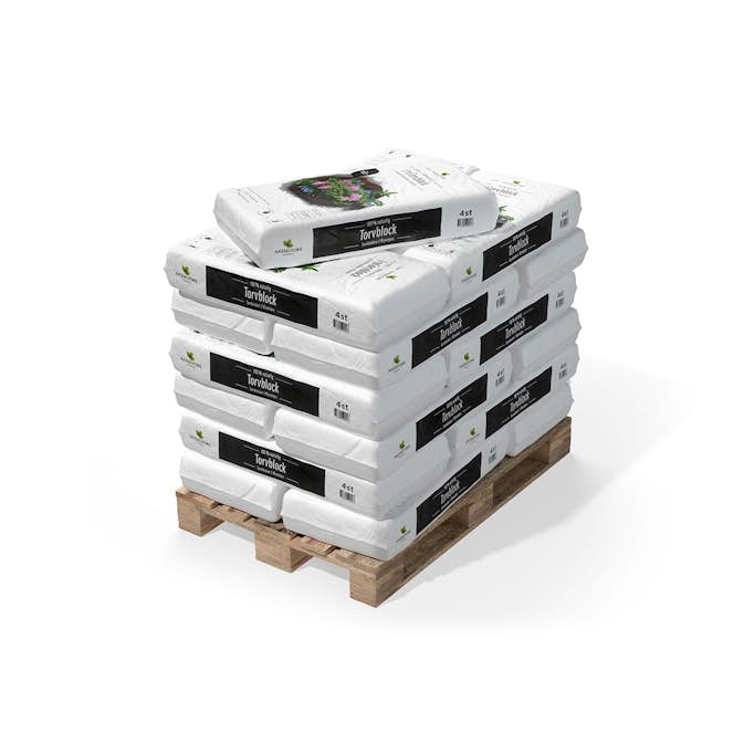 Torvblock Hasselfors Garden S121, Naturmaterial för Trädgårdsbygge & Terrasser, 96 st/pall