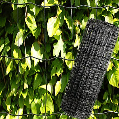 Trädgårdsstängsel NSH Maskstorlek 5 x 10 cm Svart