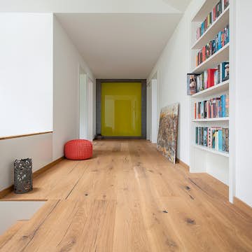 Parkettgolv Berg & Berg Ek XXL Eriksberg Borstad Vitolja 1-Stav