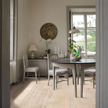 Trägolv Kährs Original Vit Ek Olof, Oljat & Borstat 1-Stav Parkettgolv