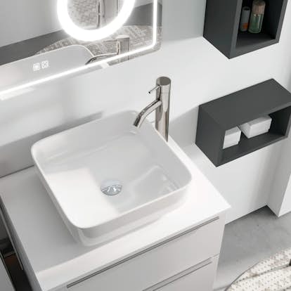 Bänkskiva Tenfors Solid Surface Mattvit