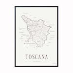 Poster Corkframes Vinkarta Toscana