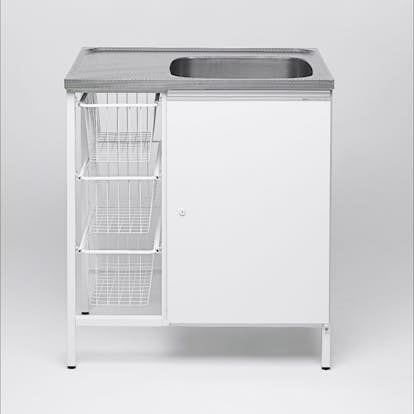 Tvättbänk Contura Steel CAB 8 Vit