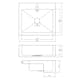 Tvättställ Tapwell TA4030 400 mm
