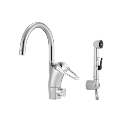 Tvättställsblandare FM Mattsson 9000E med Handdusch och Diskmaskinsavstängning