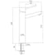 Tvättställsblandare Strand Stainless Koster Slim KS-2102