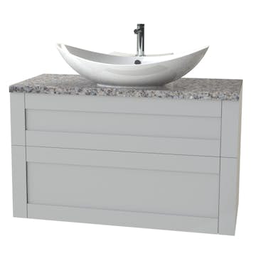 Tvättställsskåp Miller Badrum London 100 för Fristående Tvättställ