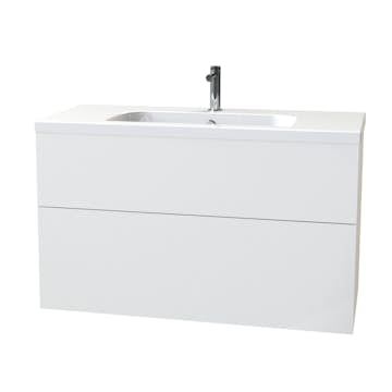 Tvättställsskåp Miller Badrum New York 100 för Heltäckande Tvättställ