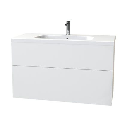 Tvättställsskåp Miller Badrum New York 100 för Heltäckande Tvättställ