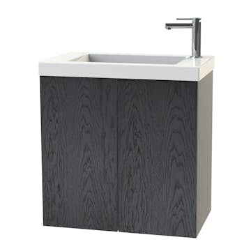 Tvättställsskåp Miller Badrum New York 60 Luckor för Heltäckande Tvättställ