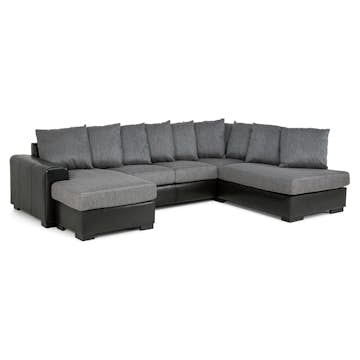 U-soffa Scandinavian Choice Ocean Large PU/Tyg