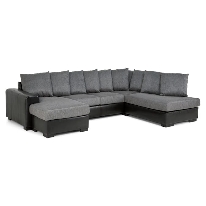 U-soffa Scandinavian Choice Ocean Large PU/Tyg