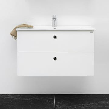 Tvättställsskåp 4AQUA Slim Med 2 Lådor