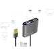 Adapter LogiLink USB-A 3.0 till HDMI-Hona + VGA-Hona