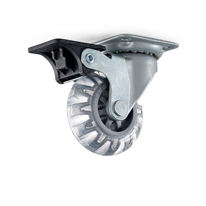 Möbelhjul Habo 4005 med Broms 50 mm