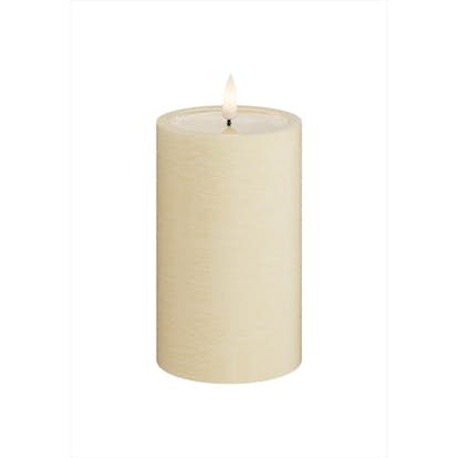 LED-Blockljus UNIQUE Candles 7,5x12,5 cm