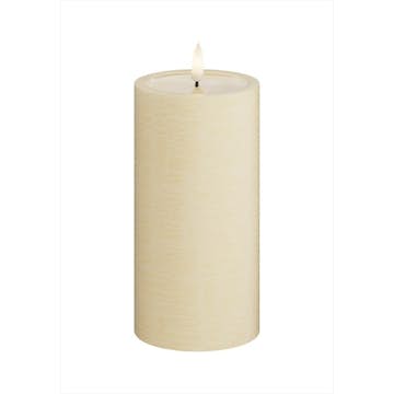 LED-Blockljus UNIQUE Candles 7,5x15 cm