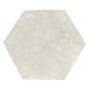 Klinker Tenfors Hexagon Rift Blanco 23x26,6 cm