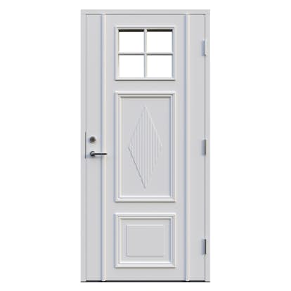 Ytterdörr Leksandsdörren Lisselby Klarglas Eco74 RC2N