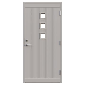 Ytterdörr Leksandsdörren Hälla Klarglas Eco74 RC2N