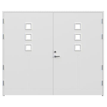 Garageport Leksandsdörren Saltö Classic