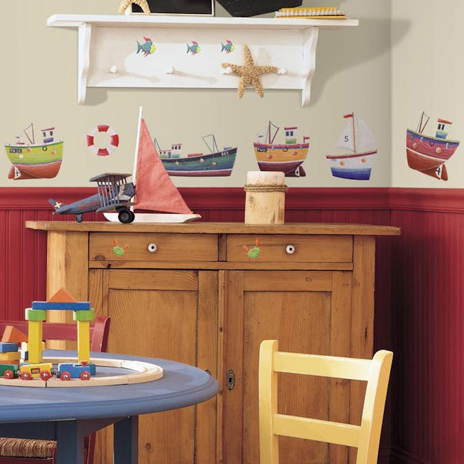 Väggdekor RoomMates Ship Shape