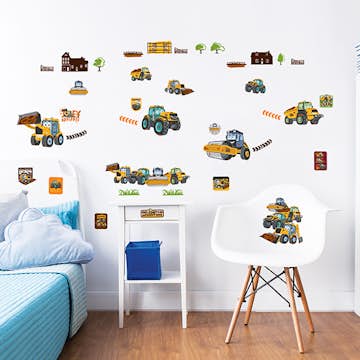 Väggdekor Walltastic My 1st JCB 44722