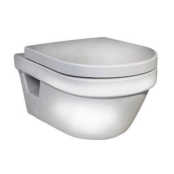 Vägghängd Toalettstol Gustavsberg Hygienic Flush 5G84
