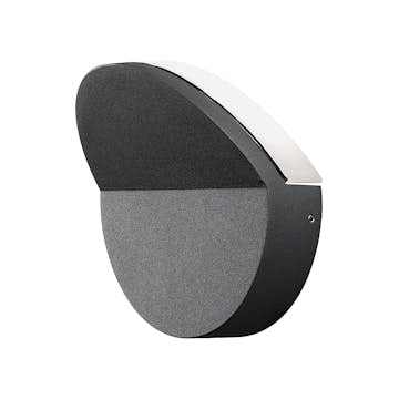 Vägglykta Gnosjö Konstsmide Matera 5W High Power LED Mörkgrå