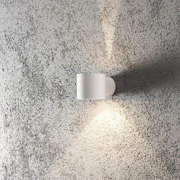 Vägglykta Gnosjö Konstsmide Modena Rund G9 Grå