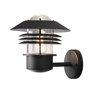 Vägglykta Gnosjö Konstsmide Modena Upp E27 Svart 21x25x23