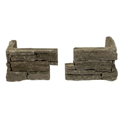 Väggsten ArtStone Norefjell Grey Slate Hörn