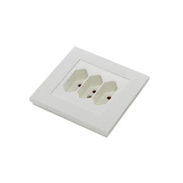 Vägguttag Elko Plus 3-Vägs Euro