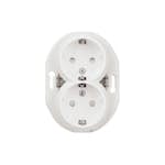 Vägguttag Schneider Electric Renova 2-vägs Jordad Separat Brunntändning