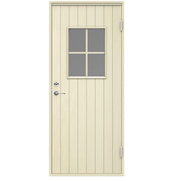 Varmförrådsdörr Swedoor Sälen med Glas