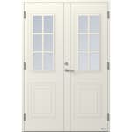 Ytterdörr NorDan Vega 835 PG Lagerförd 14x21 Höger Vit